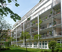 Belgradstrae - Wohnhaus mit Ladenzeile, 60 Einheiten